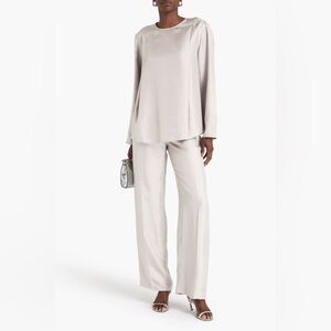 New Lou Lou studio Adalyn 100% silk Blouse